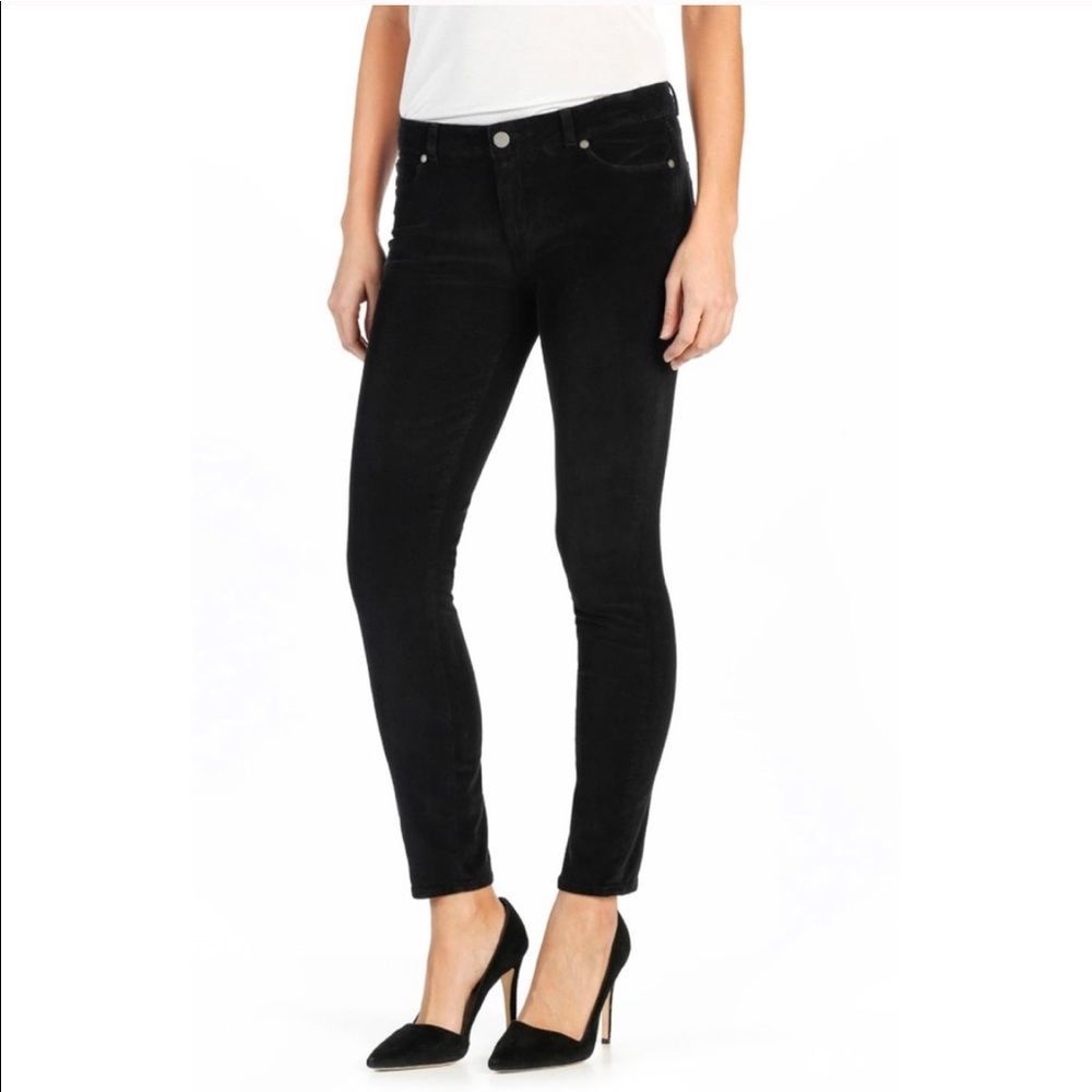PAIGE • Verdugo Black Corduroy Ultra Skinny